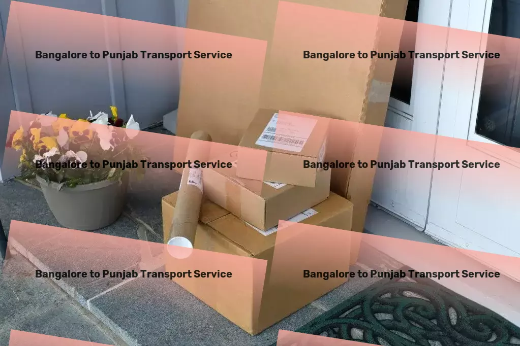 Bangalore to Punjab Part Load Transport Professional cargo logistics