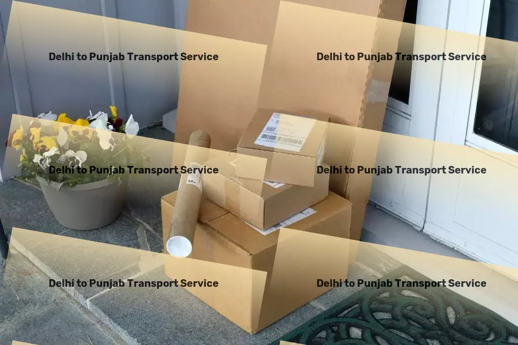 Delhi to Punjab Bike Transport And Scooty Courier Inter-state goods delivery